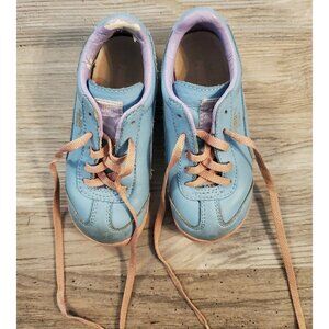 Vintage Toddler Baby Blue And Pink Puma‎ Tennis Shoes Size 8